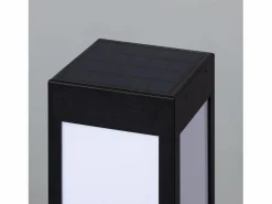 Ledkia Energía Solar|Baliza Solar Exterior LED Superficie Pie 40cm con Detector de Movimiento Kenya 3000K Blanco Cálido