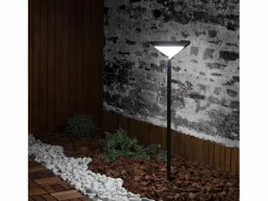 Baliza Solar Exterior LED Superficie Pie 80cm con Detector de Movimiento Yuma Big 5000K Blanco Frío^Ledkia