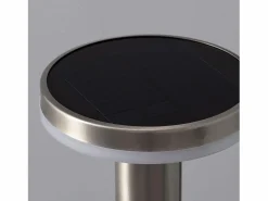 Baliza Solar Exterior LED 6W Superficie Pie 45cm con Detector de Movimiento Helios Inox 4000K Blanco Neutro^Ledkia Clearance