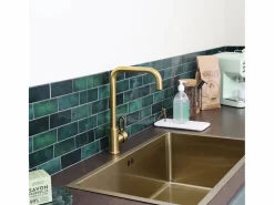 Baltic Mezclador de fregadero oro cepillado^Essebagno Clearance