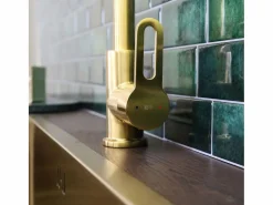 Baltic Mezclador de fregadero oro cepillado^Essebagno Clearance