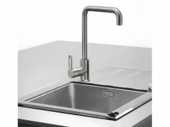 Essebagno Grifo De Cocina|Baltic Mezclador de fregadero estilo acero inoxidable