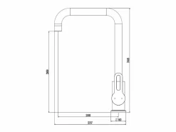 Essebagno Grifo De Cocina|Baltic Mezclador de fregadero estilo acero inoxidable
