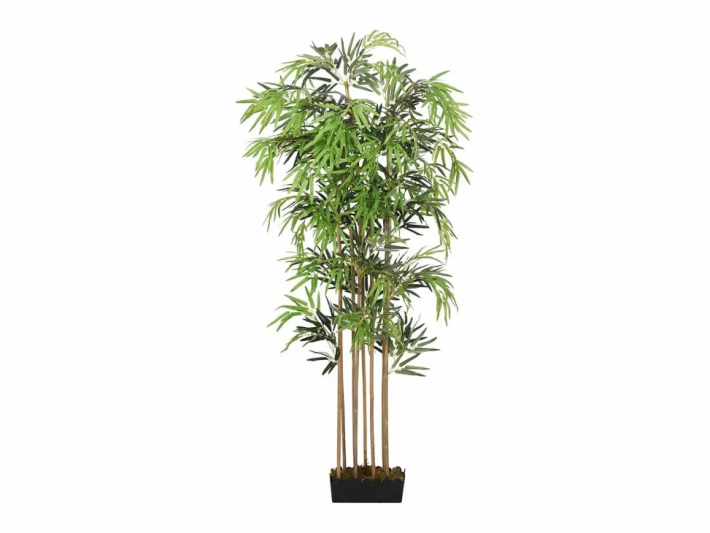 Bambú artificial 1605 hojas 180 cm Verde Clearance