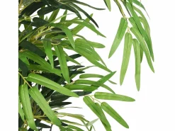 Bambú artificial 1095 hojas 150 cm Verde Clearance