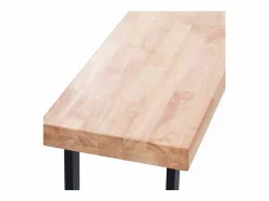 Banco asiento Loft roble/negro 47x120x34 cm Adec^ Discount