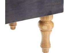 Atmosphera Banco Baúl Atelie 1 Puerta Patas Terciopelo Roble Claro 102x41x38 Gris Clearance