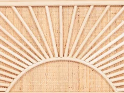 Banco baúl de mimbre trenzado con cojín,An.91 x P. 43 x Al. 51 cm, Natural, SOLEYA^OZAIA Sale
