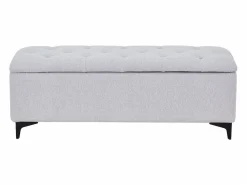 Vente-unique Banco baúl de tela y color - SABILO Beige Best