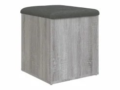Banco Y Pie De Cama|Banco Y Pie De Cama|Banco con almacenaje madera ingeniería Sonoma 42x42x45 cm ES575106