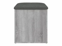Banco Y Pie De Cama|Banco Y Pie De Cama|Banco con almacenaje madera ingeniería Sonoma 42x42x45 cm ES575106