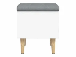 Banco con almacenaje madera de ingeniería 42x42x46 cm^vidaxl Outlet