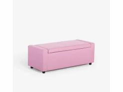 Banco con almacenamiento de tela para dormitorio y recibidor Merak -^AHD