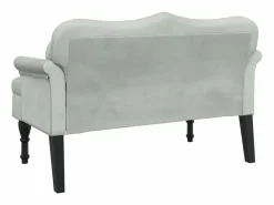 vidaxl Banco Y Pie De Cama|Banco Y Pie De Cama|Banco con cojines 120,5x65x75 cm terciopelo