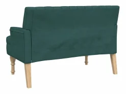 Banco con cojines tela oscuro 113x64,5x75,5 cm^vidaxl Outlet