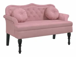 vidaxl Banco Y Pie De Cama|Banco Y Pie De Cama|Banco con cojines terciopelo 120,5x65x75 cm