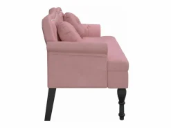 vidaxl Banco Y Pie De Cama|Banco Y Pie De Cama|Banco con cojines terciopelo 120,5x65x75 cm