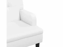 Banco con respaldo cuero sintético 112x65,5x75 cm^vidaxl Clearance