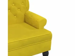 vidaxl Banco Y Pie De Cama|Banco Y Pie De Cama|Banco con respaldo terciopelo 119,5x64,5x75 cm