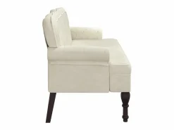 vidaxl Banco Y Pie De Cama|Banco Y Pie De Cama|Banco con respaldo terciopelo color 119,5x64,5x75 cm