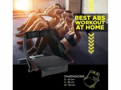 Leonardo Banco de abdominales 6 en 1 multifunción para trabajar los músculos del core en casa Helios Multicolor Best