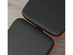Banco de abdominales ajustable y plegable, multifuncional con cuerdas, de acero, y rojo (137 x 51 x 66 cm)^ Discount