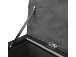 Banco de almacenamiento largo de madera marrón^ Clearance