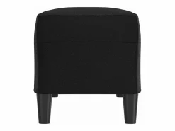 vidaxl Banco de cuero sintético 100x35x41 cm Negro Best