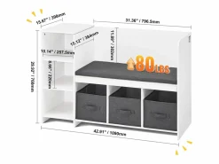 Banco de Lectura SucceBuy para Niños con Almacenamiento y Cojín - Seguridad, Confort y Estilo^ Clearance