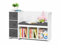 Banco de Lectura SucceBuy para Niños con Almacenamiento y Cojín - Seguridad, Confort y Estilo^ Clearance