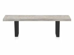 Banco Y Pie De Cama|Banco Y Pie De Cama|Banco de madera de mango en color patinado