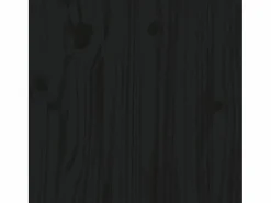 vidaxl Banco de madera maciza de pino 112,5x51,5x96,5 cm Negro Sale
