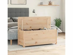 vidaxl Banco de madera maciza de pino 110x41x76,5 cm Color natural claro Clearance