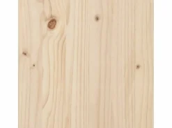 vidaxl Banco de madera maciza de pino 110x41x76,5 cm Color natural claro Clearance