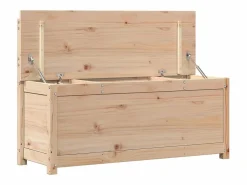 vidaxl Banco de madera maciza de pino 110x41x76,5 cm Color natural claro Clearance