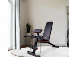 Aparato De Musculación|Banco de pesas multifuncional con refuerzo de resorte, ABS, (54x160x106 cm)