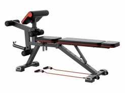 Aparato De Musculación|Banco de Pesas, SucceBuy Banco de Abdominales Ajustable para el Hogar