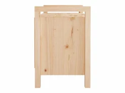 Banco de recibidor madera maciza de pino 80x40x60 cm^vidaxl Clearance