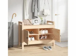 Banco de recibidor madera maciza de pino 80x40x60 cm^vidaxl Clearance