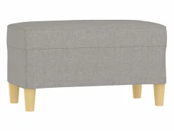 Banco de tela claro 70x35x41 cm^vidaxl Online