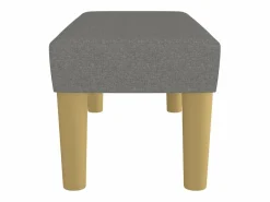 vidaxl Banco Y Pie De Cama|Banco Y Pie De Cama|Banco de tela oscuro 70x30x30 cm