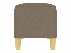Banco Y Pie De Cama|Banco Y Pie De Cama|Banco de tela gris taupe 100x35x41 cm ES224919
