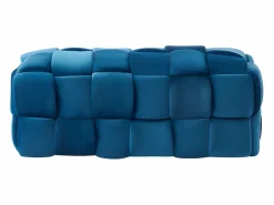 Banco de terciopelo tejido. Cabecero de cama. FABERO^Vente-unique Outlet