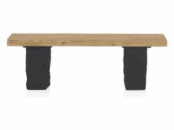 Banco efecto madera de abeto y base de poliresina mgo Marru00f3n Clearance