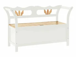 vidaxl Banco Y Pie De Cama|Banco Y Pie De Cama|Banco madera maciza abeto blanco 107x45x75,5 cm