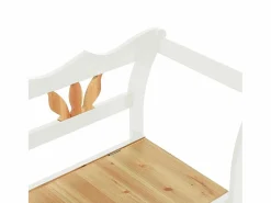vidaxl Banco Y Pie De Cama|Banco Y Pie De Cama|Banco madera maciza abeto blanco 107x45x75,5 cm