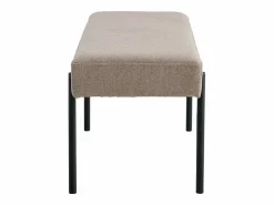 House Nordic Banco Y Pie De Cama|Banco Y Pie De Cama|Banco marrón con pies negros 100 x 36 x 42.5 cm