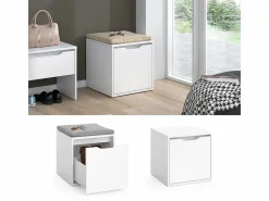 Vicco Zapatero|Mueble De Almacenaje|Banco para zapatos 40x40x40.6 ruben