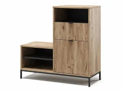Banco para zapatos roble vikingo 100x40x98.5 eliza^Vicco Best