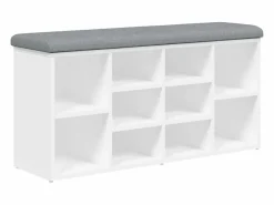 Banco zapatero 102x32x50 cm madera de ingeniería^vidaxl Clearance